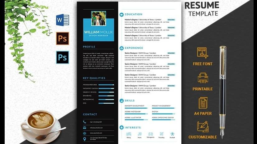 Professional resume design